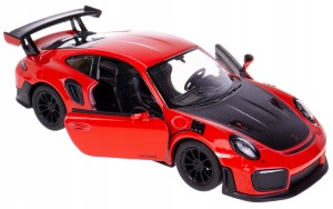 PORSCHE 911 GT2 RS MODEL METAL 1:36 KINSMART CZERWONY