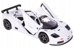 MCLAREN F1 GTR 1995 MODEL METAL 1:34 KINSMART BIAŁY