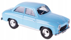 SYRENA 104 MODEL METALOWY KOLEKCJA PRL 1:43 NIEBIE