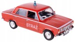 FIAT 125p STRAŻ POŻARNA MODEL METALOWY PRL 1:43