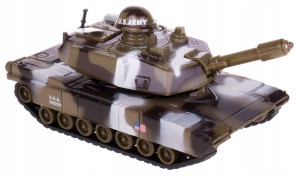 CZOŁG WOJSKOWY METALOWY ŚWIATŁO DŹW. 3082911 ZIE-B