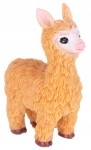 LAMA ALPAKA Z GROSZKIEM ZABAWKA GUMOWA MIĘKKA POMARAŃCZOWA