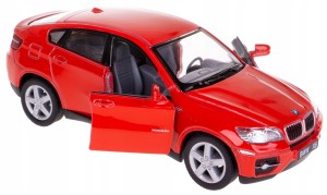BMW X6 MODEL METALOWY 1:38 KINSMART CZERWONY