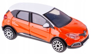 RENAULT CAPTUR MODEL METALOWY BBURAGO 1:43 POMARAŃCZOWY #1