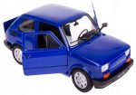 FIAT 126 p MODEL METALOWY WELLY 1:21 MALUCH NIEBIESKI