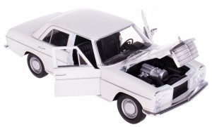 MERCEDES-BENZ 220 MODEL METALOWY WELLY 1:24 BIAŁY