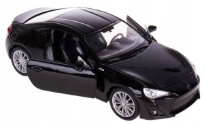 TOYOTA 86 MODEL METALOWY WELLY 1:34 CZARNY