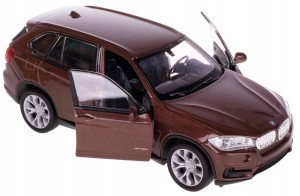 BMW X5 MODEL METALOWY WELLY 1:34/39 BRĄZOWY