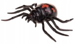 PAJĄK CZARNA WDOWA INSEKT OWAD GUMOWY Z GROSZKIEM