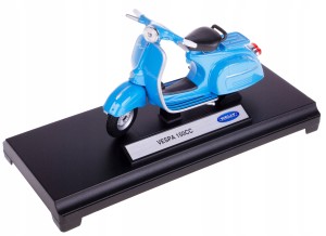 VESPA 150CC SKUTER MODEL WELLY 1:18 NIEBIESKI