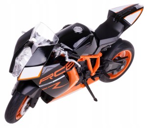 KTM 1190 RC8 R MODEL METAL/PLASTI WELLY MOTOR 1:10