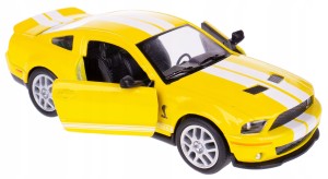 FORD SHELBY GT500 2007 KINSMART MODEL METAL 1:38 ŻÓŁTY