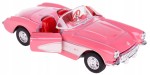 CHEVROLET CORVETTE 1957 MODEL METAL WELLY 1:34 RÓŻ