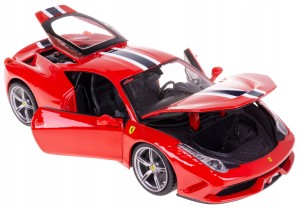 FERRARI 458 SPECIALE MODEL METALOWY BBURAGO 1:18