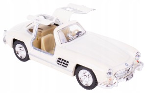 MERCEDES-BENZ 300SL KINSMART MODEL METAL 1:36 KREM