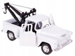 1955 CHEVROLET STEPSIDE TOW TRUCK MODEL METALOWY WELLY 1:34-39 BIAŁY