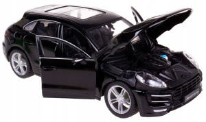 PORSCHE MACAN TURBO MODEL METAL BBURAGO 1:24 CZARN