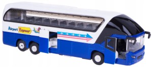 AUTOBUS TURYSTYCZNY EXPRESS METAL ŚWIATŁO DŹWIĘK NIEBIESKI