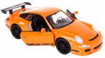 PORSCHE 911 GT3 RS MODEL METALOWY WELLY 1:34-39 POMARAŃCZOWY