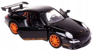 PORSCHE 911 GT3 RS MODEL METALOWY WELLY 1:34-39 CZARNY