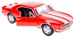 CHEVROLET CAMARO Z-28 METALOWY 1:37 KINSMART CZERW