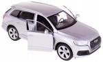 AUDI Q7 SREBRNY MODEL METALOWY WELLY 1:34/39