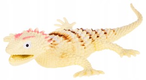  JASZCZURKA KOLCZASTA CORDYLIDAE 30,5 CM GUMOWA JASZCZUR KREMOWA