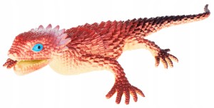  JASZCZURKA KOLCZASTA CORDYLIDAE 30,5 CM GUMOWA JASZCZUR BORDO
