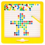 MOZAIKA MAGNETYCZNA 126 EL. 10 KART MAGPAD-DOTS DUŻA 31X31