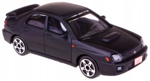 SUBARU IMPREZA WRX STI MODEL BBURAGO 1:43 CZARNY #132
