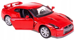 NISSAN GT-R R35 2009 MODEL METALOWY BBURAGO 1:32