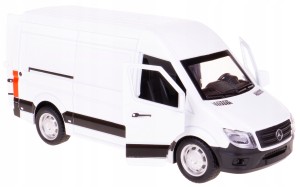 MERCEDES SPRINTER PANEL VAN MODEL METAL 1:32 BIAŁY