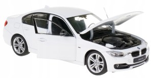 BMW 335i MODEL METALOWY WELLY 1:24 BIAŁY 