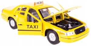 FORD CROWN VICTORIA TAXI MODEL METAL WELLY 1:24