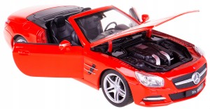 MERCEDES-BENZ SL500 CABRIO MODEL METAL WELLY 1:24