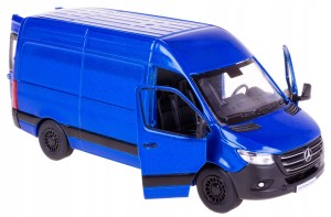 MERCEDES-BENZ SPRINTER MODEL METALOWY KINSMART NIEBIESKI 1:48