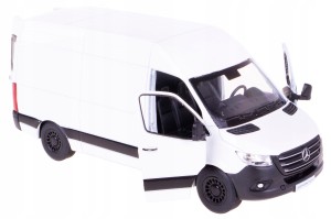 MERCEDES-BENZ SPRINTER MODEL METALOWY KINSMART BIAŁY 1:48