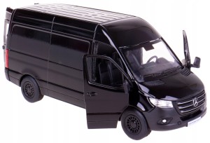 MERCEDES-BENZ SPRINTER MODEL METALOWY KINSMART CZARNY 1:48