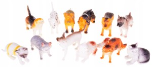 KOTY I PSY ZESTAW FIGUREK 12 EL. KOT I PIES HHS016