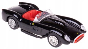 FERRARI 250 TESTA ROSSA BBURAGO MODEL METAL 1:43 CZARNY