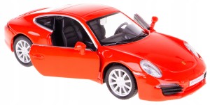 PORSCHE 911 CARRERA S MODEL METAL 1:32/39 RMZ CZERWONY