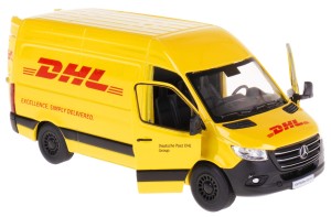 KURIER DHL MERCEDES-BENZ SPRINTER 1:48 KINSMART