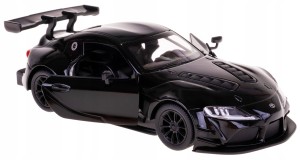 TOYOTA GR SUPRA RACING MODEL METALOWY 1:36 KINSMART CZARNY