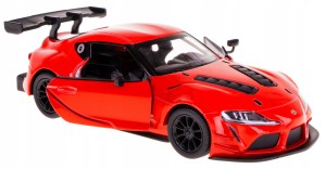 TOYOTA GR SUPRA RACING MODEL METALOWY 1:36 KINSMART CZERWONY