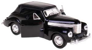 OPEL KAPITAN 1938 MODEL METAL WELLY 1:34/39 CZARNY Z DACHEM