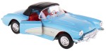 CHEVROLET CORVETTE 1957 MODEL METALOWY WELLY 1:34 BŁĘKIT