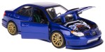 SUBARU IMPREZA WRX STI MODEL METAL 1:24 WELLY NIEBIESKI