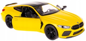 BMW M8 COUPE MODEL METALOWY KINSMART 1:38 ŻÓŁTY