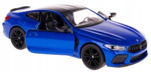 BMW M8 COUPE MODEL METALOWY KINSMART 1:38 NIEBIESK