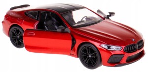 BMW M8 COUPE MODEL METALOWY KINSMART 1:38 CZERWONY